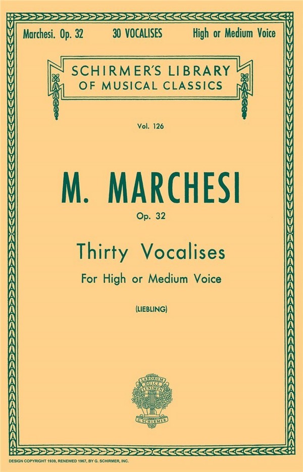 30 Vocalises op.32