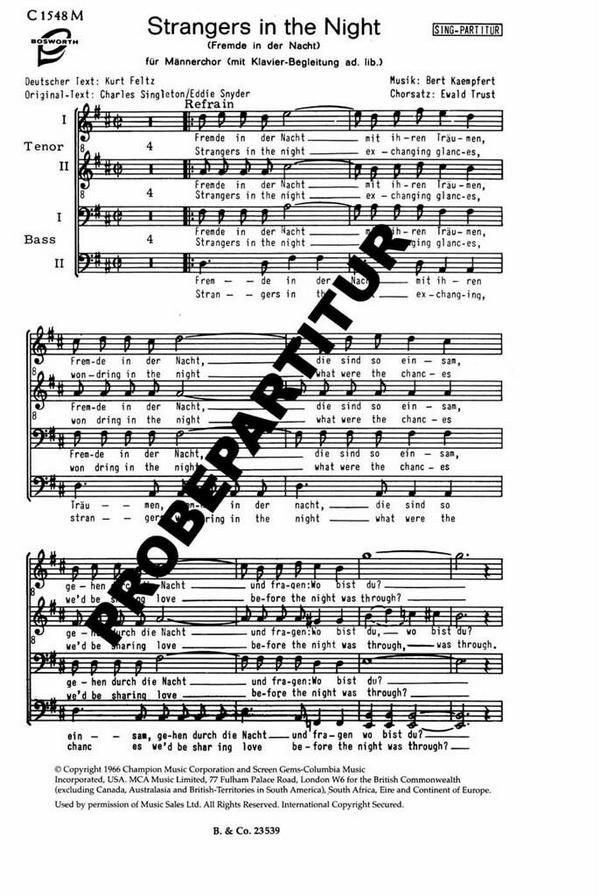 Strangers in the night