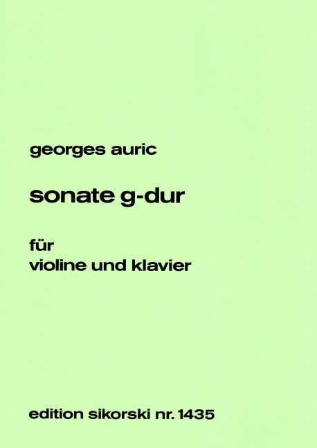 Sonate G-Dur