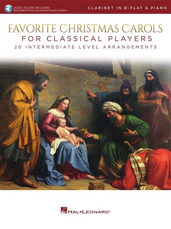 Favorite Christmas Carols for classical Players (+online audio)