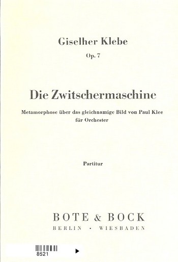 Die Zwitschermaschine op.7