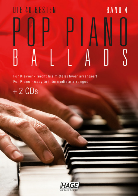 Die 40 besten Pop Piano Ballads Band 4 (+2 CD's):