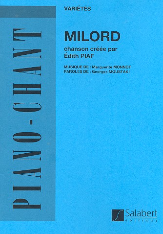 Milord: pour voix et piano