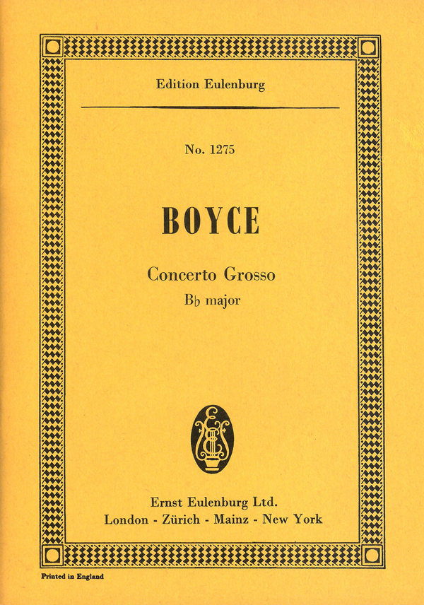 Concerto grosso B flat major