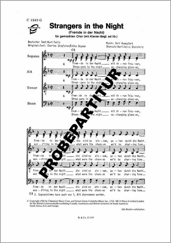 Strangers in the night