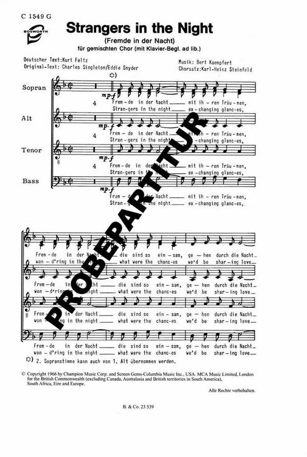 Strangers in the night