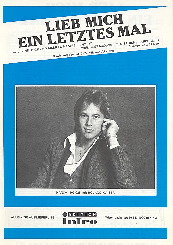 Lieb mich ein letztes Mal