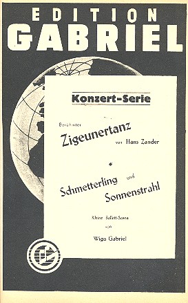 Zigeunertanz  und   Schmetterling und Sonnenstrahl: