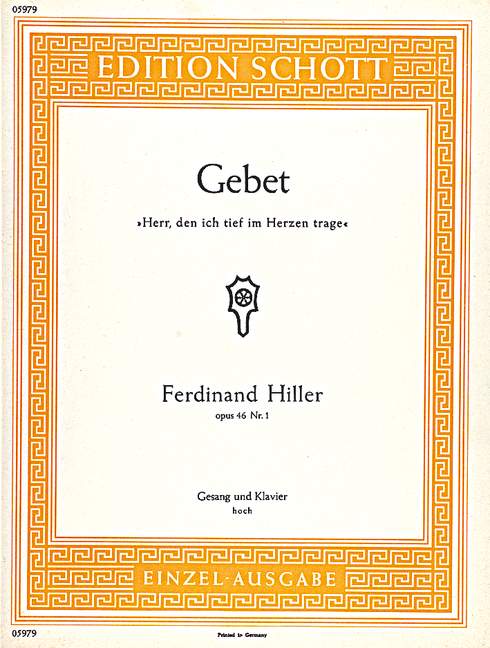 Herr den ich tief im Herzen trage op.46,1