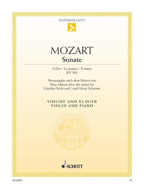 Sonate A-Dur KV305