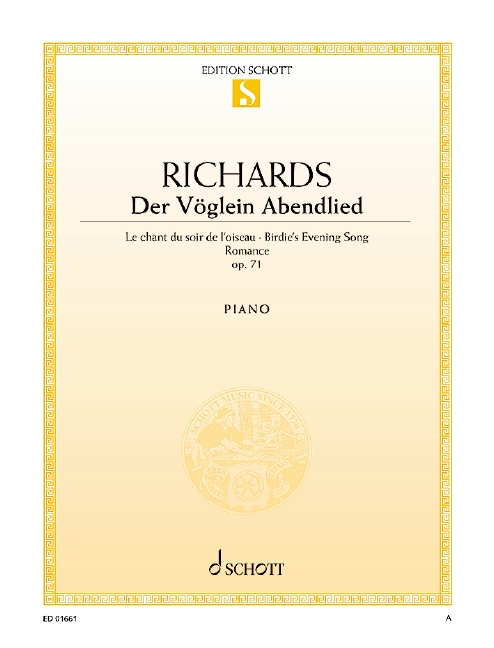 Der Vöglein Abendlied op. 71