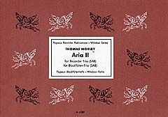 Aria 2 für 3 Blockflöten (SAB)