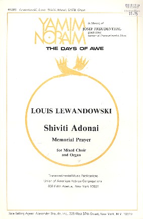 Shiviti adonai Memorial prayer