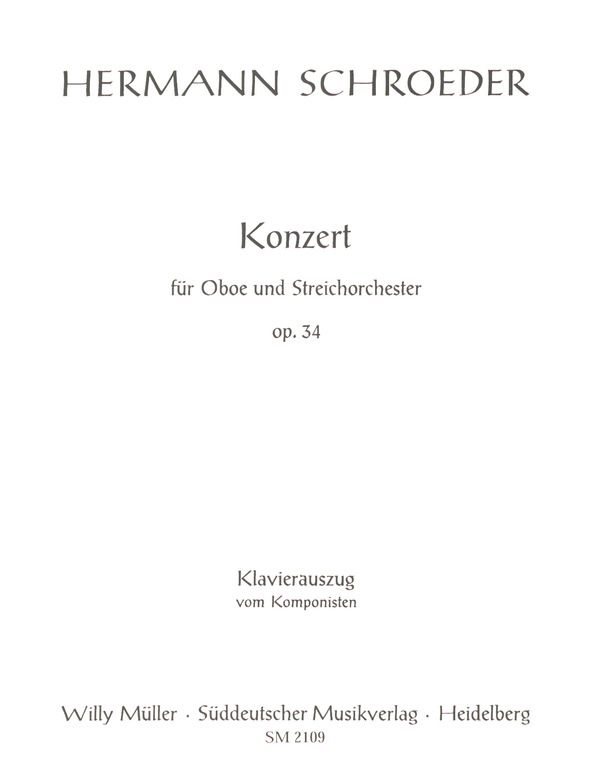 Konzert op.34 für Oboe und