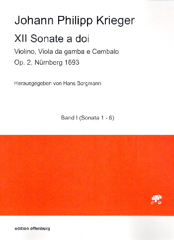 12 Sonate a doi op.2 Band 1 (Nr.1-6)