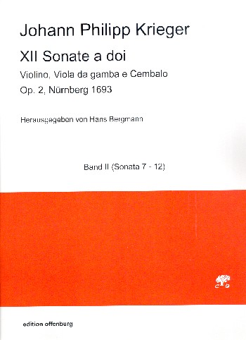 12 Sonate a doi op.2 Band 2 (Nr.7-12)