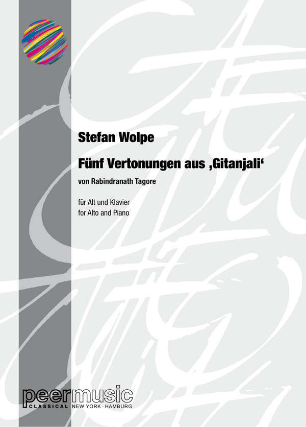 Fünf Vertonungen aus 'Gitanjali' von Rabindranath Tagore