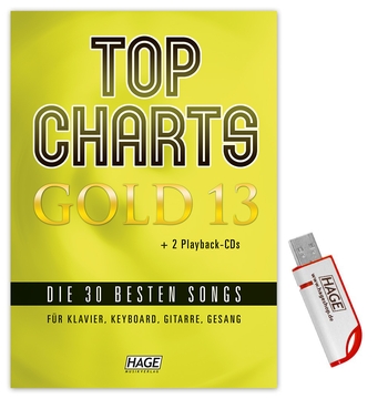 Top Charts Gold Band 13 (+2 CD's +Midifiles auf USB-Stick):