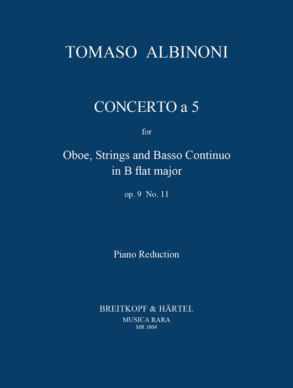 Concerto à cinque b flat Major op.9,11