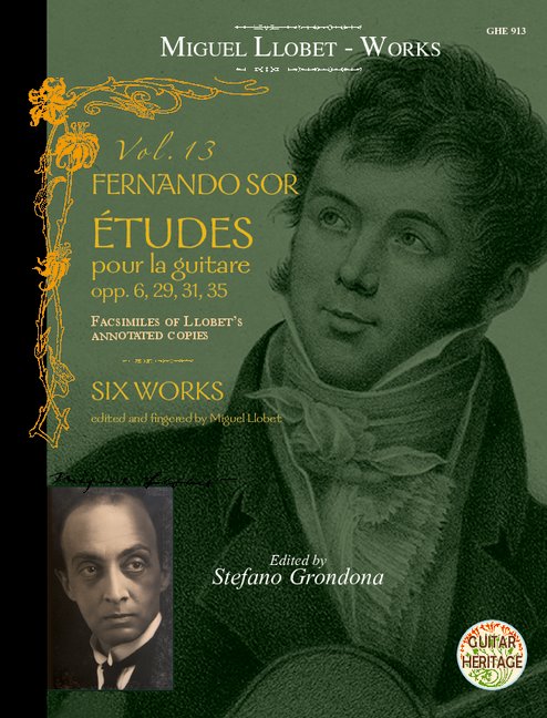 Guitar Works vol.13 - Fernando Sor Etudes  and  6 Works