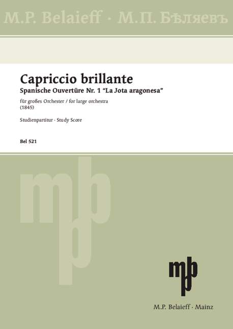 Capriccio brillante über das Thema der Jota Aragonesa (1845)