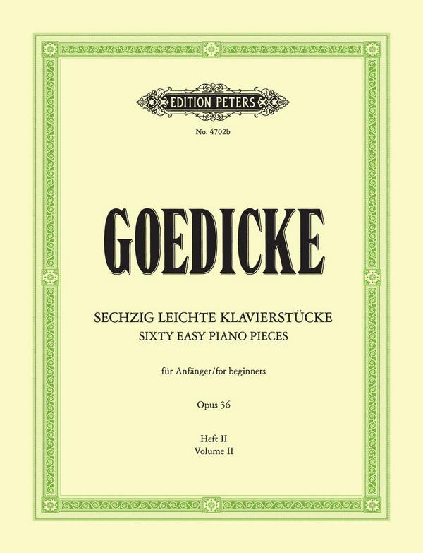 60 LEICHTE KLAVIERSTUECKE FUER