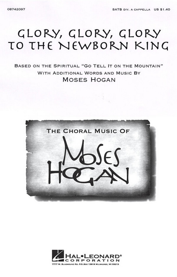 Glory Glory to the newborn King