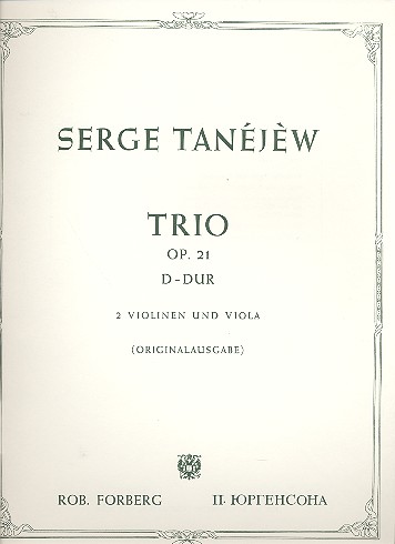 Trio D-Dur op.21 für