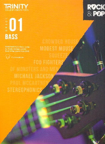 Rock & Pop Exams 2018 Grade 1 (+Online Audio)