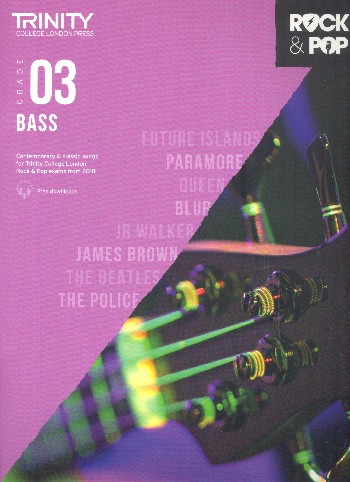 Rock & Pop Exams 2018 Grade 3 (+Online Audio)