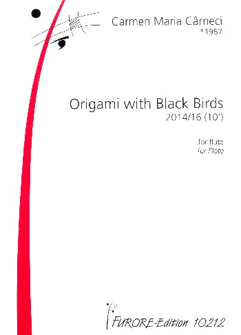 Origami with black Birds