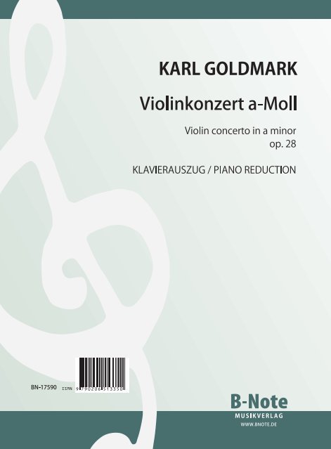 Konzert a-Moll op.28 für Violine und Orchester