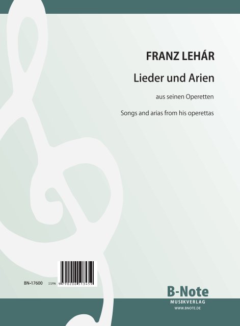 Lieder und Arien aus seinen Operetten