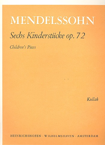 6 Kinderstücke op.72
