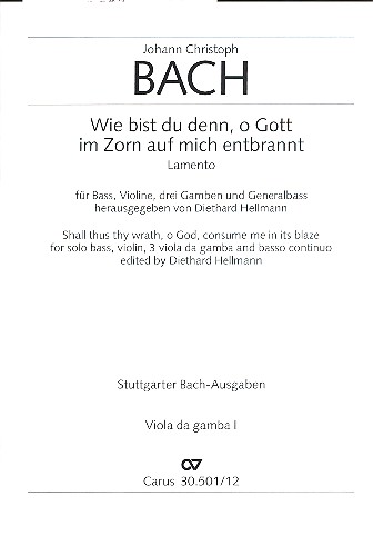 Wie bist du denn o Gott in Zorn auf