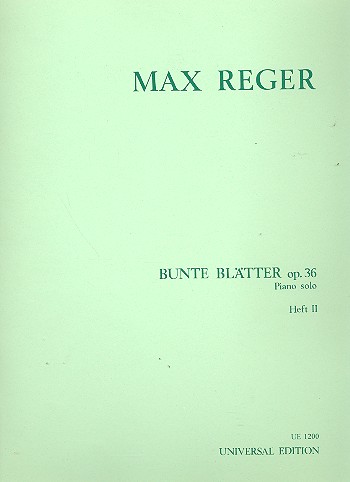 Bunte Blätter op.36 Band 2