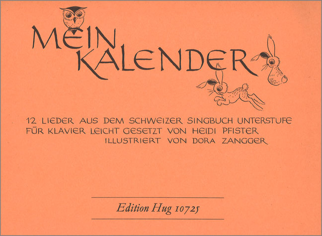 Mein Kalender 12 Lieder aus dem