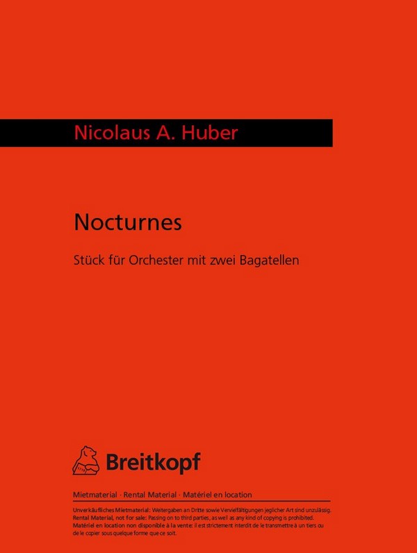 Nocturnes Stück (mit 2 Bagatellen)