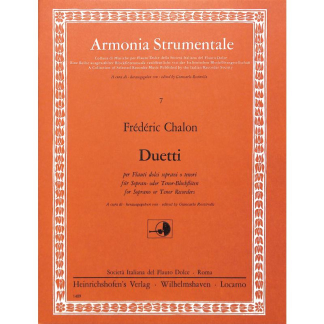 Duetti für 2 Sopranblockflöten