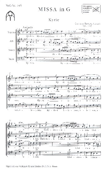 Missa G-Dur