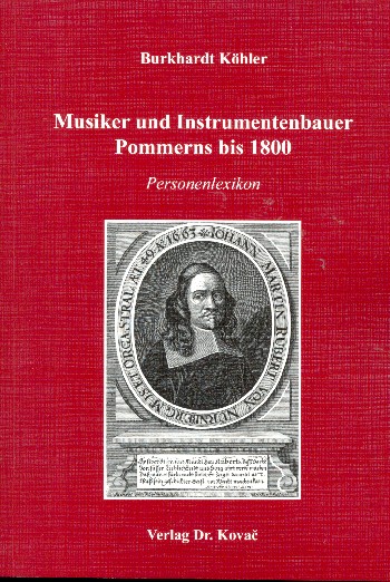 Musiker und Instrumentenbauer Pommerns bis 1800 Personenlexikon
