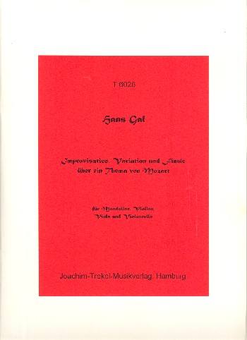 Improvisation, Variationen und Finale über ein Thema von Mozart op.60
