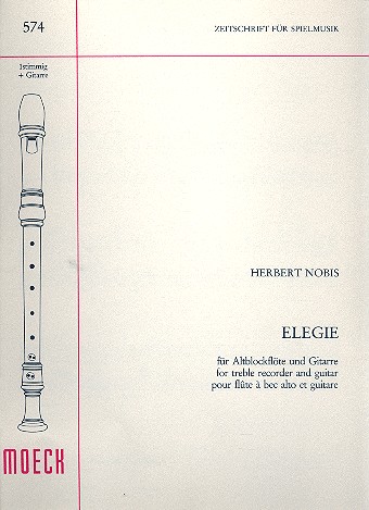 Elegie für Altblockflöte und Gitarre