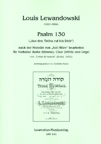 Aus den Tiefen ruf ich dich (Psalm 130)