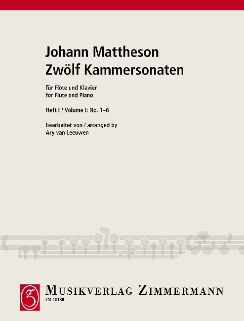 12 Kammersonaten Band 1 (Nr.1-6)