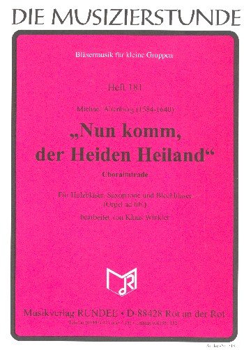 Nun komm der Heiden Heiland