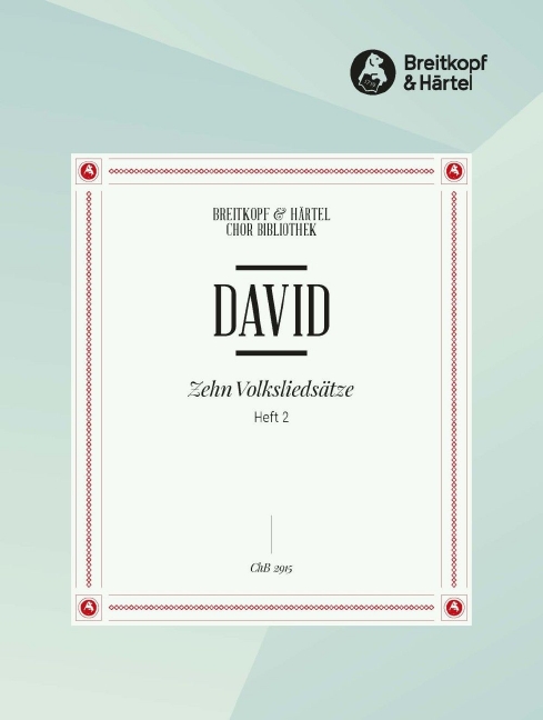10 Volksliedsätze Band 2