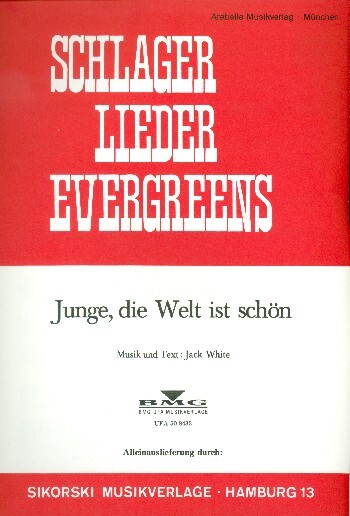 JUNGE, DIE WELT IST SCHOEN