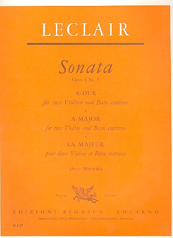 Sonate A-Dur op.4,6 