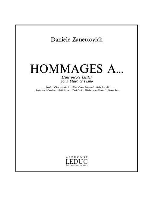 HOMMAGES A ... HUIT PIECES FACI-